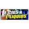 Signmission E-CIGS & E-LIQUIDS BANNER SIGN smoking head shop cigarette vape vaporize B-Ecig & Eliquid - alternate 1
